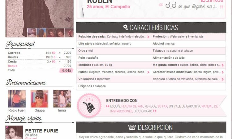 perfil original del sitio de citas 10 anuncios y ejemplos que funcionan